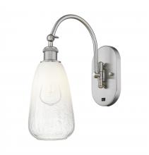 Innovations Lighting 918-1W-SN-G480-6OP - Brookhaven Almond - 1 Light - 6 inch - Brushed Satin Nickel - Sconce