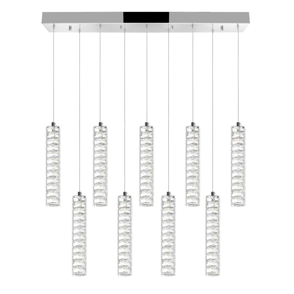 Celina LED Chandelier With Chrome Finish