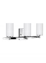 Generation Lighting 4424603EN3-05 - Alturas contemporary 3-light LED indoor dimmable bath vanity wall sconce in chrome silver finish wit