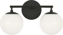 Generation Lighting GLV1842MBK - Nube Two Light Vanity