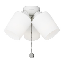 Generation Lighting MC268RZW - Windom Light Kit in Matte White with Opal Etched Glass