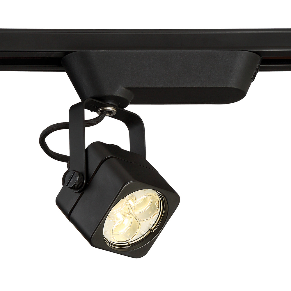 Trackhead, LED, 1LT , 9w, Sq, Black