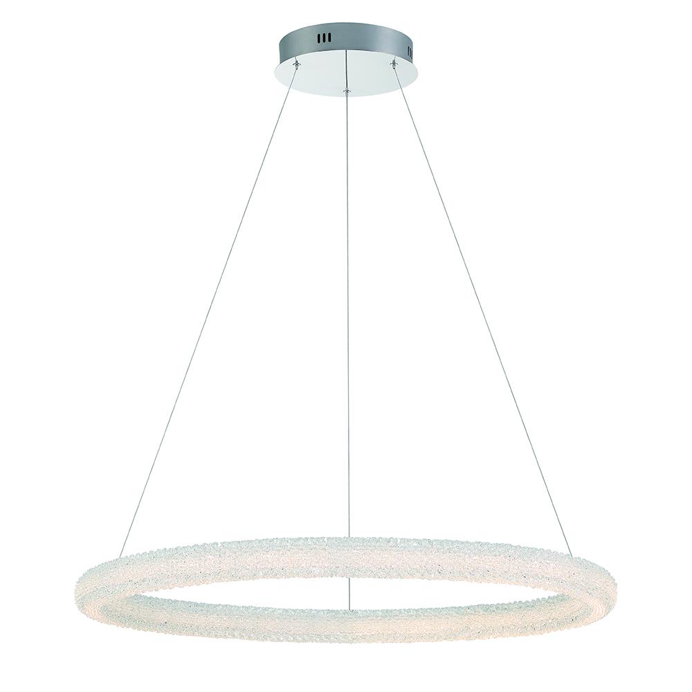 Sassi 1 Light Chandelier in Chrome