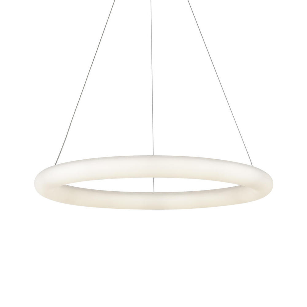 Cumulus Minor 24-in White LED Pendant