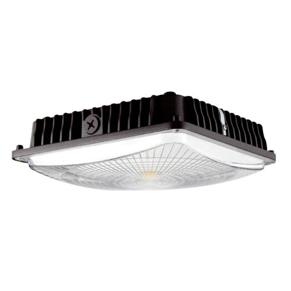 DISCON 10"  LED SQR CNPY 5800LM DIM 50K