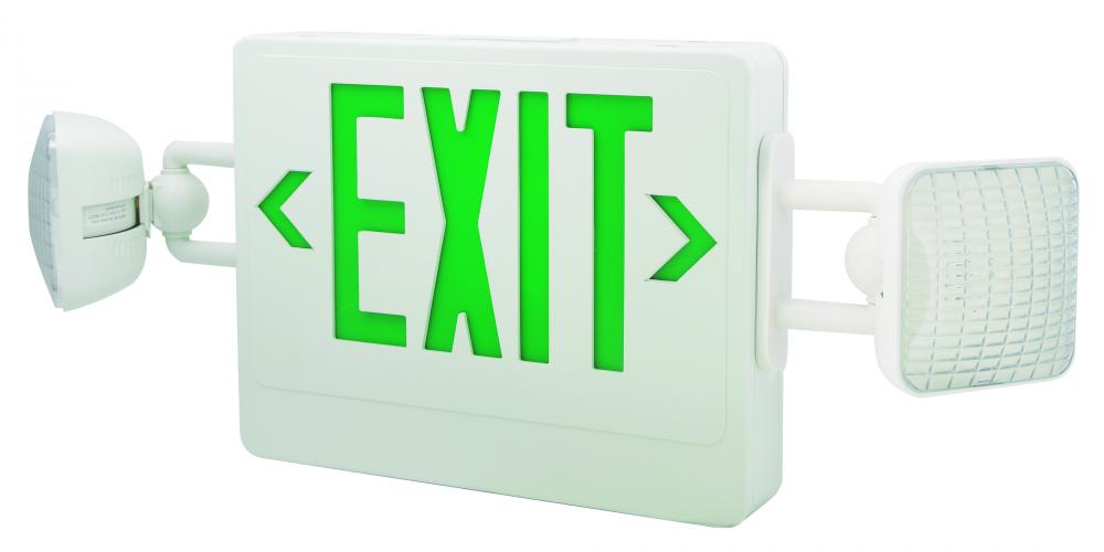 DISCON LED COMBO EXIT & EMRGNCY  GREEN