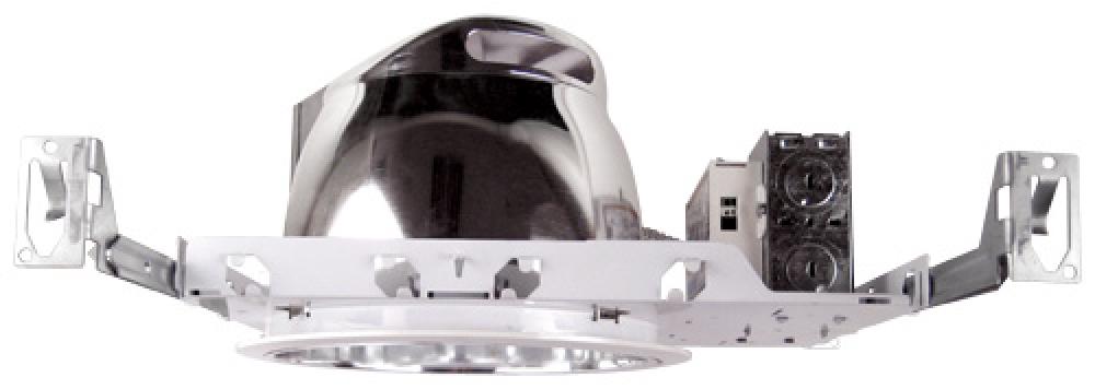 8" CFL Horizontal Downlight with Plaster Frame