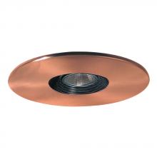 Elco Lighting EL2533BCP - 6" Low Voltage Adjustable Baffle Trim