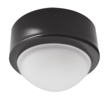 Elco Lighting E225B - MINI LIGHT  BLK RING  WHT FRSTD GLOB