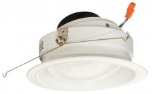 Elco Lighting EL477CT5W - 6" Round LED Adjustable Phenolic Reflector with PAR38 Gimbal Insert