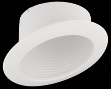 Elco Lighting EL623W - 6" Sloped Baffle with Coil Springs Trim