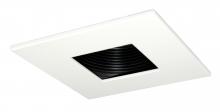 Elco Lighting EL2384BZ - 3" Die-Cast Square Adjustable Baffle Trim