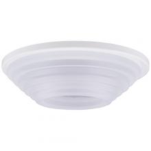 Elco Lighting EL2653W - DISCON 3"  RND STPPD GLASS IN WHT