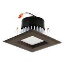 Elco Lighting EL44130BZ - DISCON 4" LED INSRT SQR BFFL 10W 3K DIM