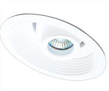 Elco Lighting EL610W - 6" Sloped Adjustable Spot with Baffle Trim