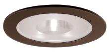 Elco Lighting EL915BZ - 4" Shower Trim with Frosted Pinhole Glass