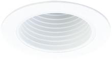 Elco Lighting EL994W - 4" Stepped Phenolic Baffle Trim