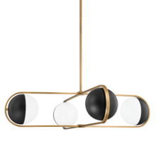 Troy F9942-PBR/SBK - Willard Chandelier