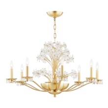 Hudson Valley 4438-AGB - 10 LIGHT CHANDELIER