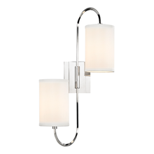 Hudson Valley 9100-PN - 2 LIGHT WALL SCONCE