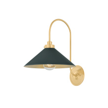 Hudson Valley MDS1400-AGB/SSG - Clivedon Wall Sconce