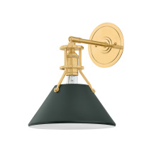 Hudson Valley MDS350-AGB/SSG - Painted No. 2 Wall Sconce