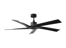 Visual Comfort & Co. Fan Collection 5ASPCR56MBK - Aspen Coastal 56 Ceiling Fan in Midnight Black with Midnight Black Blades