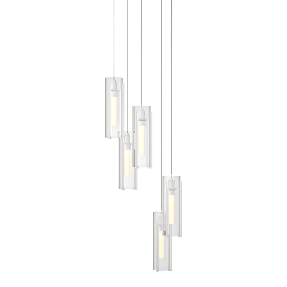 Exos Glass 5-Light Pendant