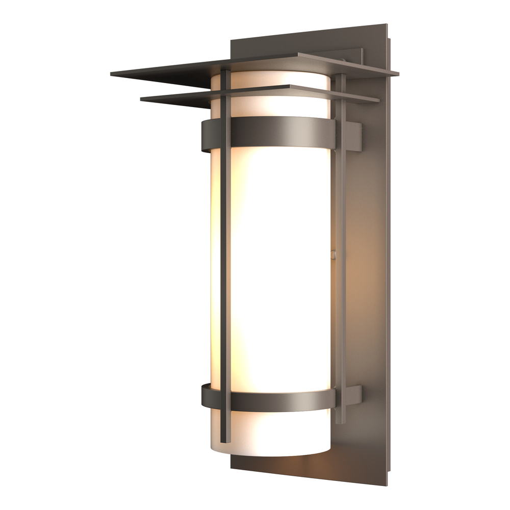 Banded with Top Plate Outdoor Sconce