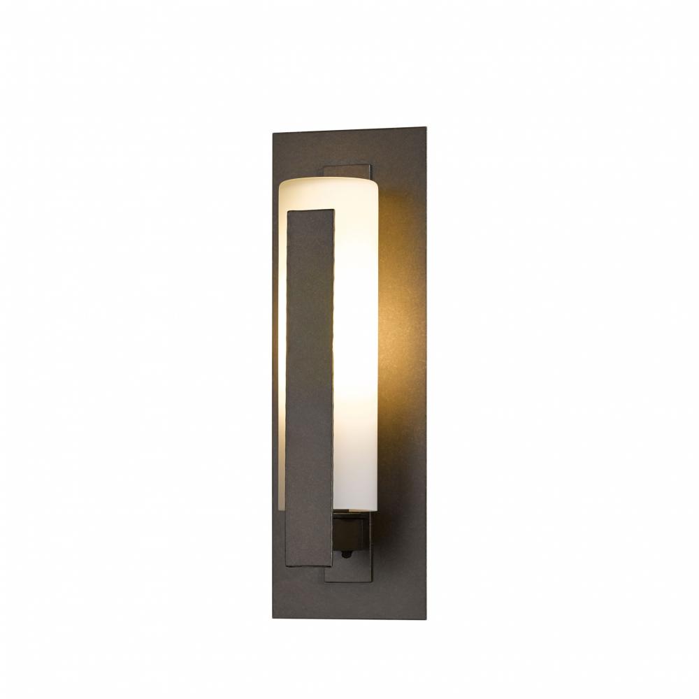 Forged Vertical Bars Small Outdoor Sconce