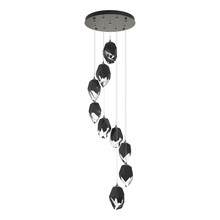 Hubbardton Forge 131141-SKT-LONG-07-BP0755 - Chrysalis 9-Light Large Crystal Pendant