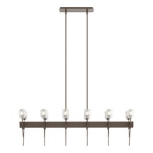 Hubbardton Forge 131525-SKT-MULT-05-YC0369 - Echo 12-Light Linear Pendant