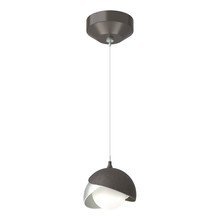 Hubbardton Forge 161183-SKT-STND-14-82-GG0711 - Brooklyn Double Shade Low Voltage Mini Pendant