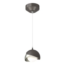 Hubbardton Forge 161183-SKT-STND-14-85-GG0711 - Brooklyn Double Shade Low Voltage Mini Pendant