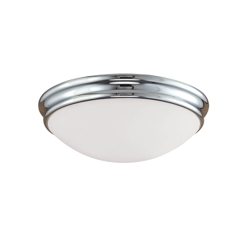 3-Light Flushmount Ceiling Light Chrome