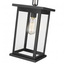 Millennium 4123-PBK - Bowton 1-Light Outdoor Hanging Lantern Powder Coated Black