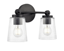 Millennium 22002-MB - Lauryn 13.5" Wide 2-Light Vanity - Matte Black