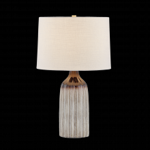 Mitzi by Hudson Valley Lighting HL1031201-AGB/CAF - Raisa Table Lamp