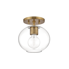 Mitzi by Hudson Valley Lighting H270601-AGB - Margot Semi Flush