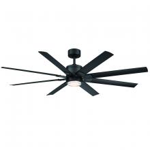 Modern Forms US - Fans Only FR-W2001-66L-MB - Renegade Downrod ceiling fan