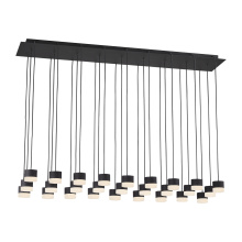 Visual Comfort & Co. Modern Collection SLCH52430B - Gable Alabaster 27 Light Chandelier