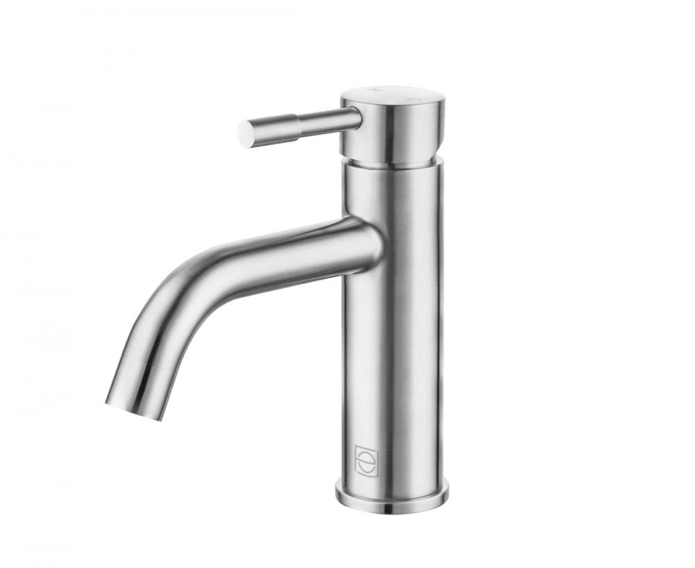 Victor Single Hole Single Handle Bathroom Faucet in Brushed Nickel