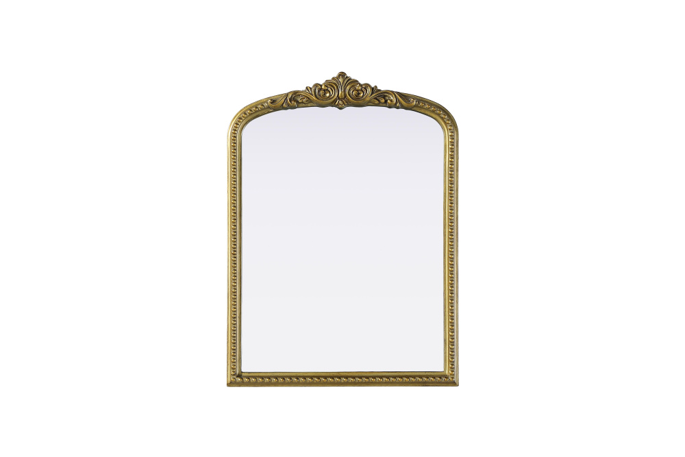 Wall mirror 22"x1.4"x30" Antique Brass