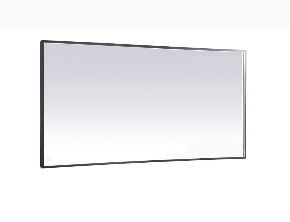 Pier 36x72 inch LED mirror with adjustable color temperature 3000K/4200K/6400K in black