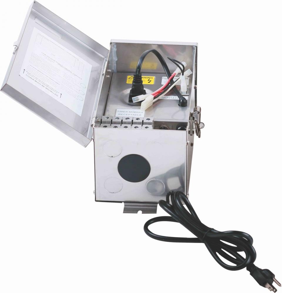 Low Voltage Landscape Transformer 300W, 120v, Stainless Steel