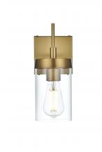 Elegant LD7319W5SG - Taryin 4.5 inch Wall Sconce in Satin Gold