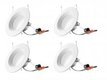 Elegant RN61550RF-4PK - 6 Inch Retrofit, 5000k, 96 Degree, Cri90, Etl, 15w, 75w Equivalent, 50000hrs, Lm1000, Dimmable