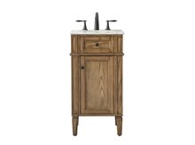 Elegant VF12518DW - 18 inch Single bathroom vanity in driftwood