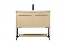 Elegant VF42540MMP - 40 Inch Single Bathroom Vanity in Maple