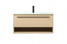 Elegant VF43540MMP - 40 Inch Single Bathroom Vanity in Maple